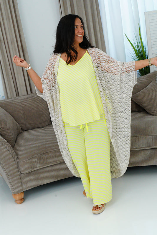 Strickmantel in Beige (one size)