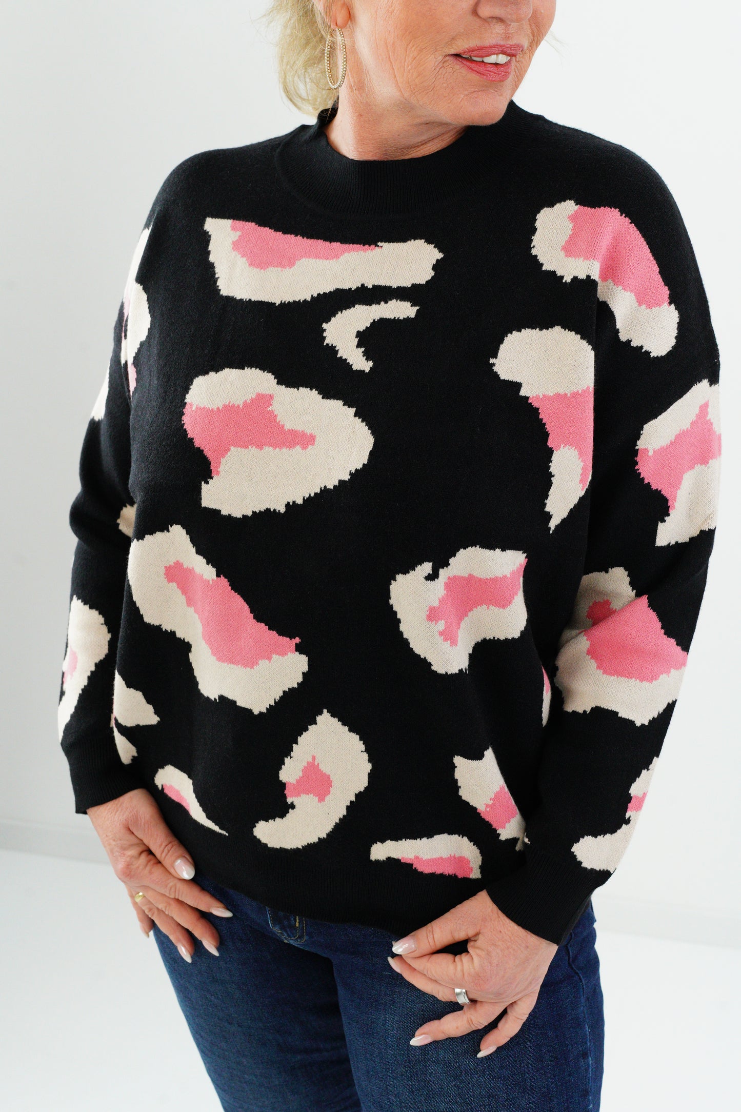 3er-Bundle Pullover – Schwarz, Camel & Beige (36-40)