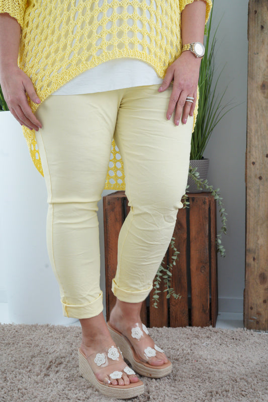 Joggpant in Gelb (42-46)