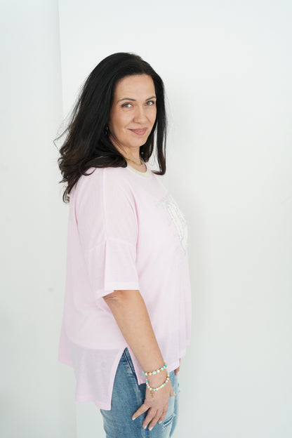 T-Shirt in Rosé (42-46)