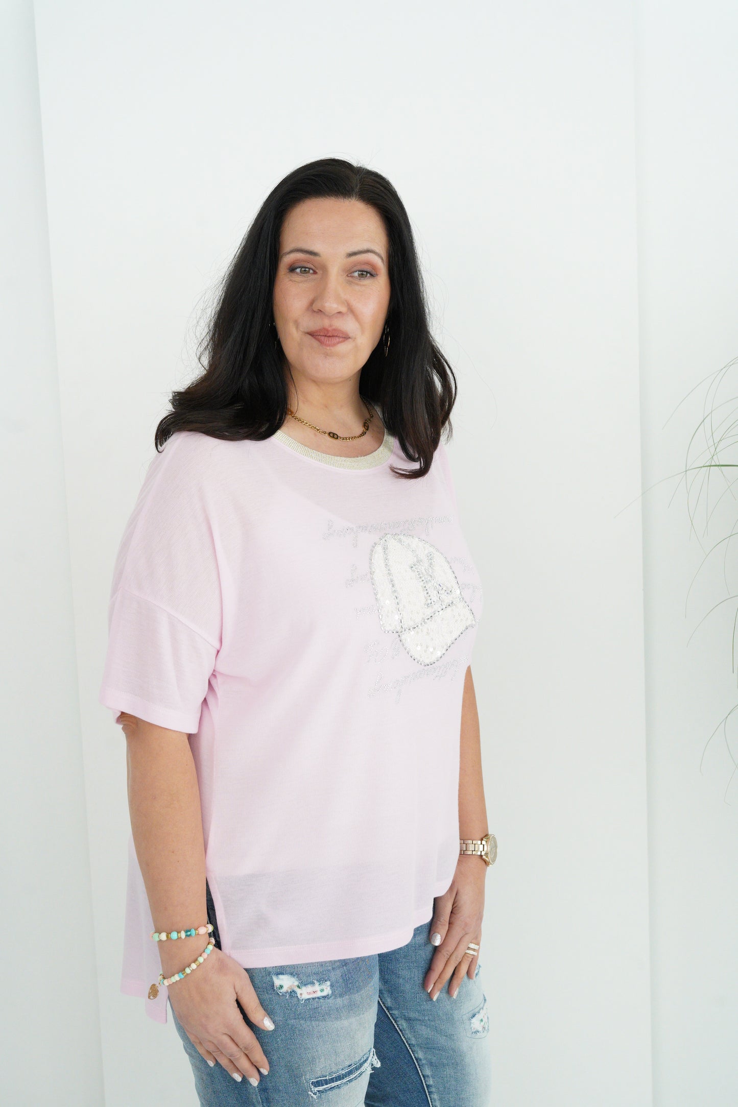 T-Shirt in Rosé (42-46)