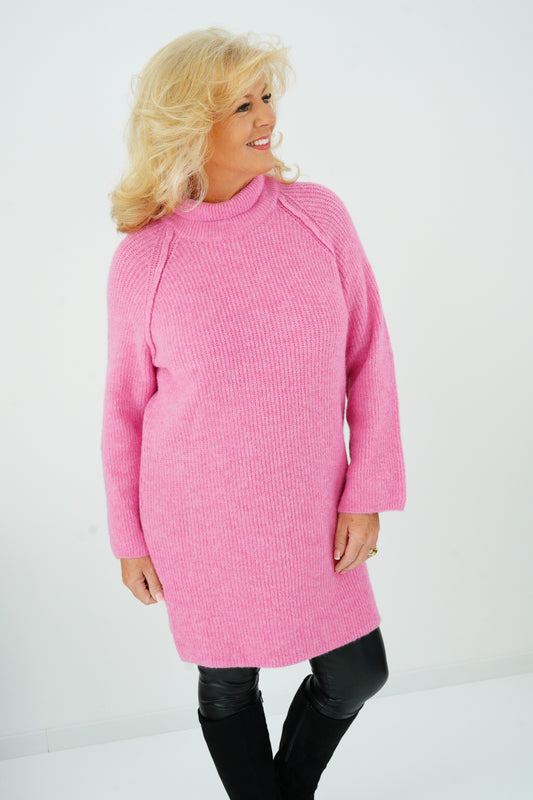 Long Pullover in Pink (38-42)