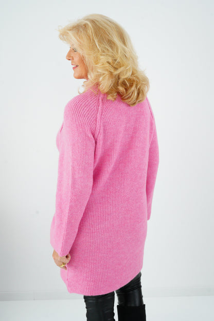 Long Pullover in Pink (38-42)