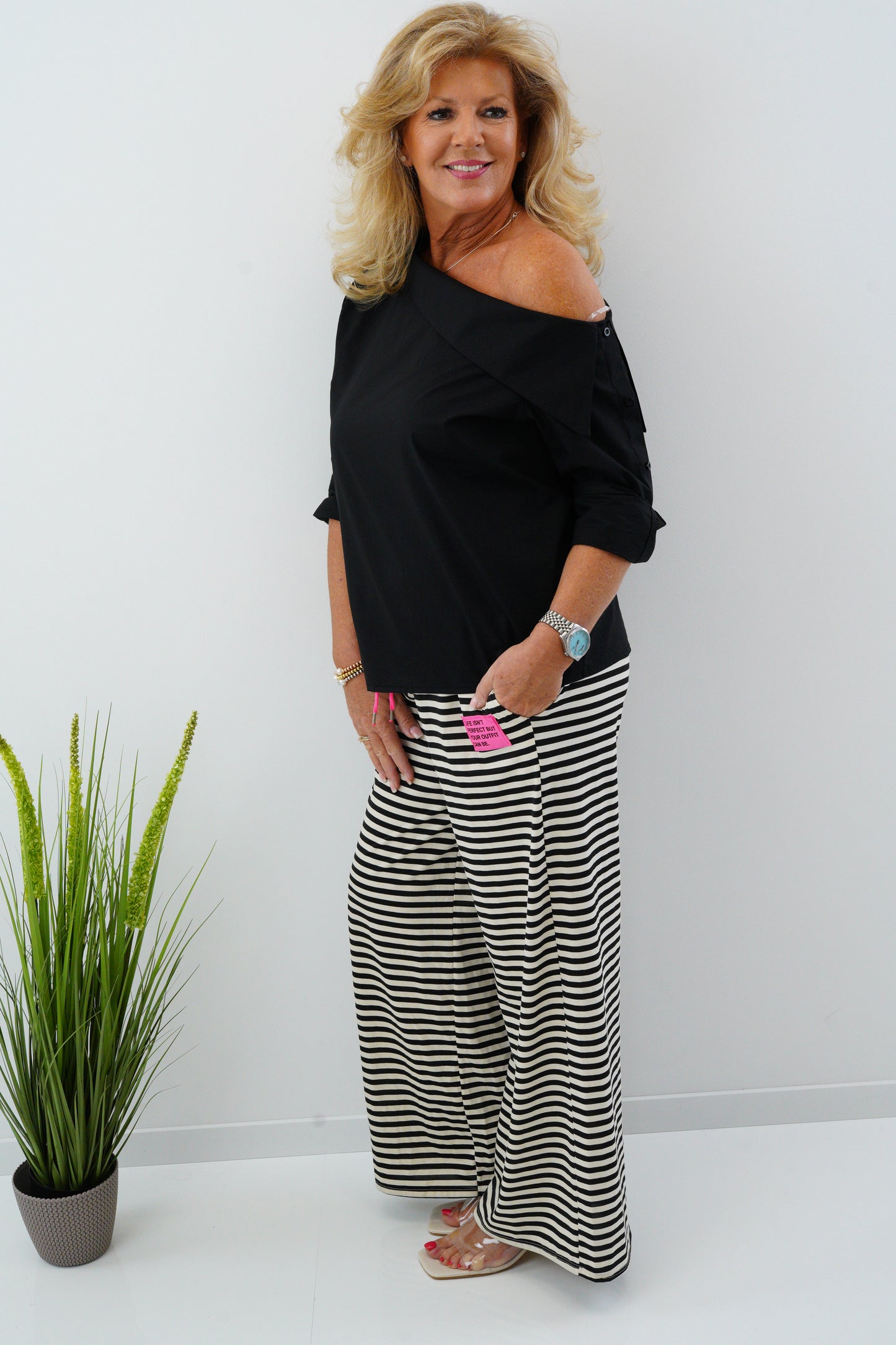 Bluse in Schwarz (36-42)