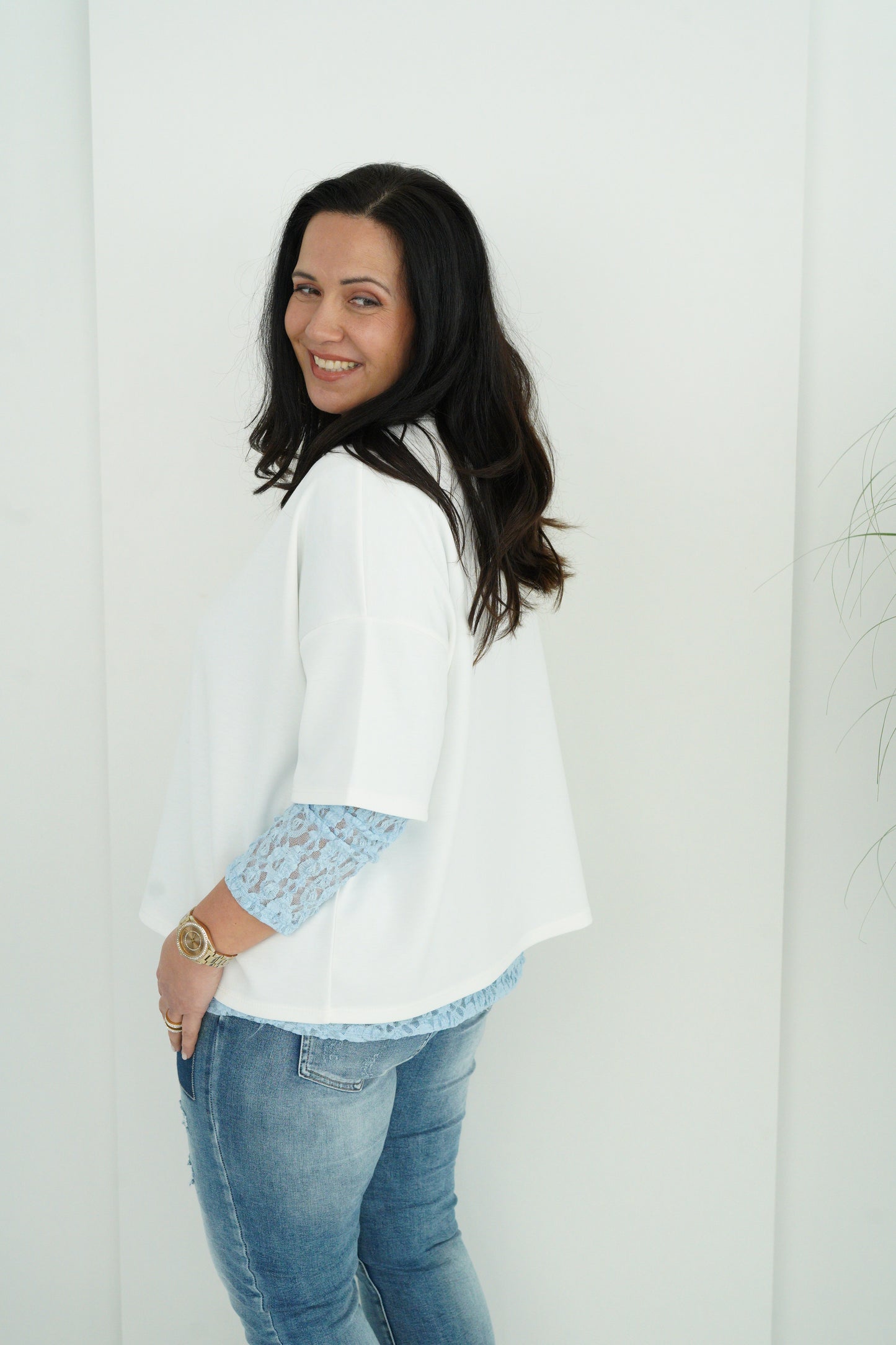 T-Shirt in Offwhite (40-44+)