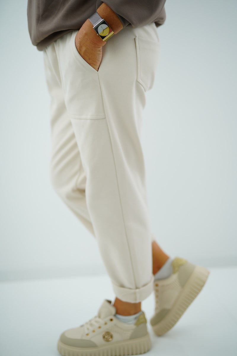 Joggpant "Danielle" (38-42+) beige