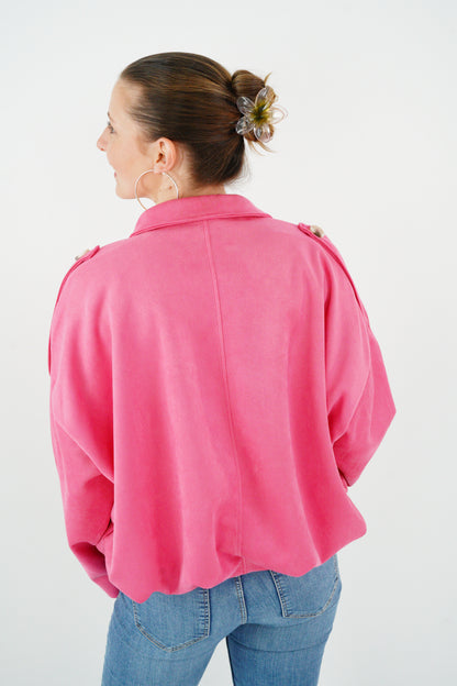 Jacke in Himbeere (38-44)