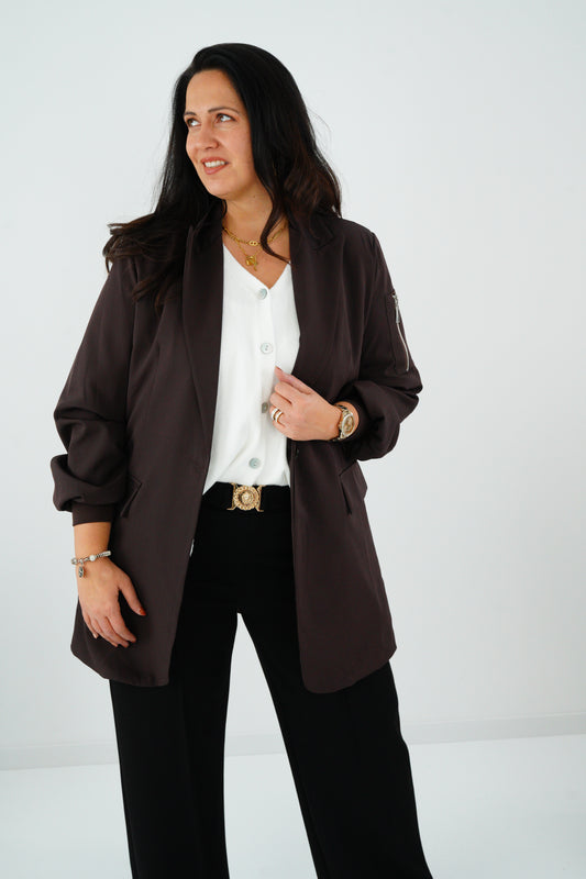 Blazer in Schoko (42-44)