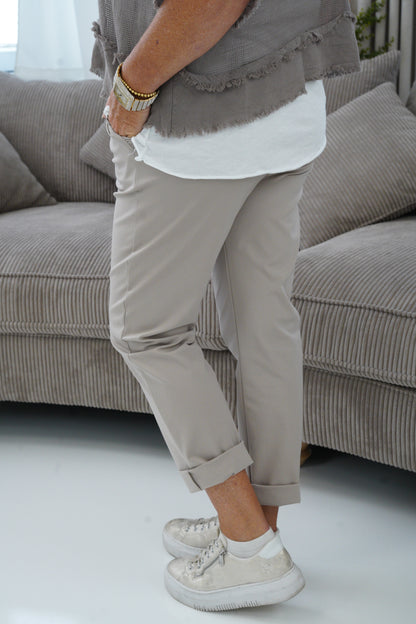 Joggpant in Taupe (38-42)