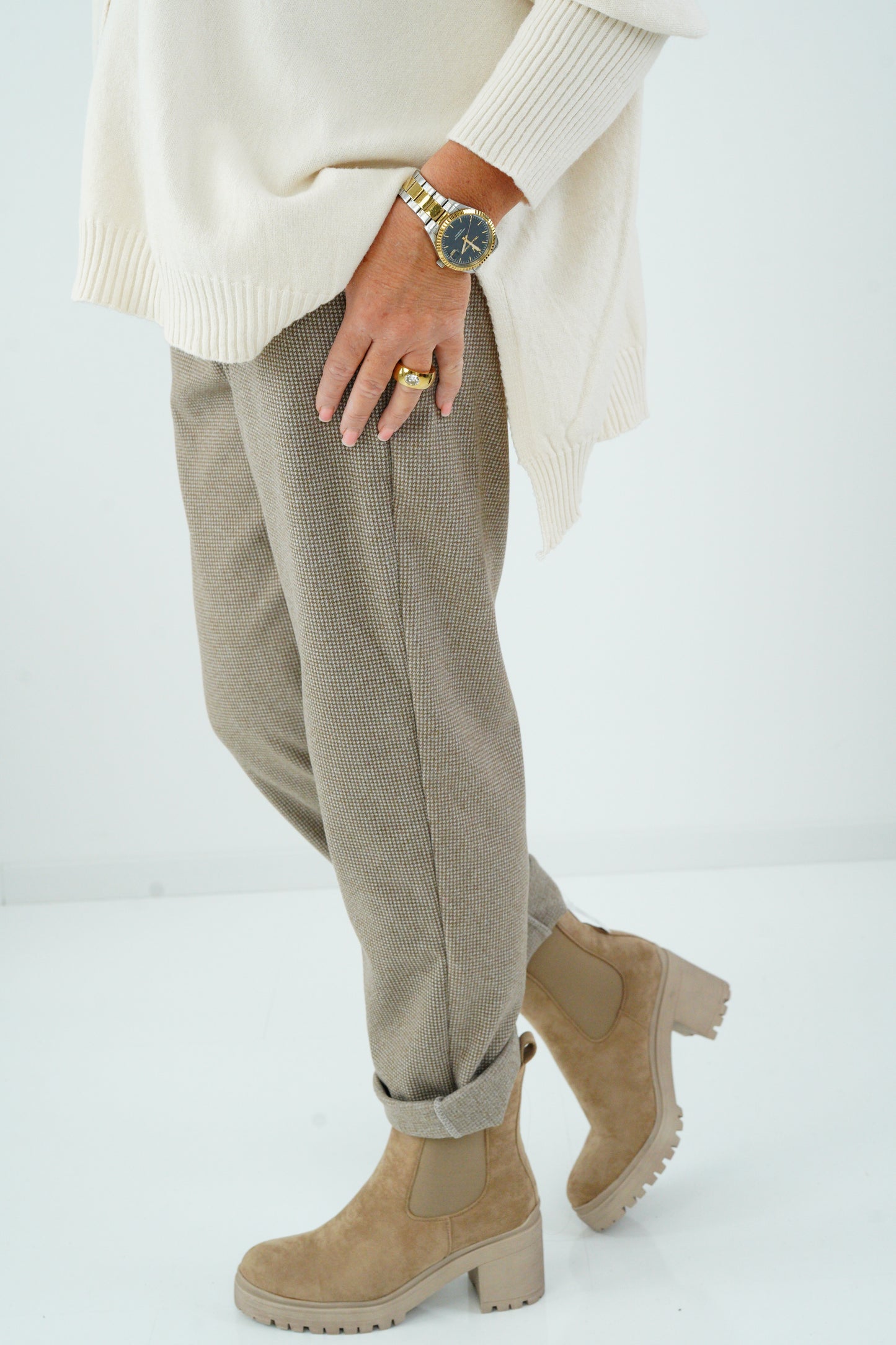 Joggpant in Beige (38-42)