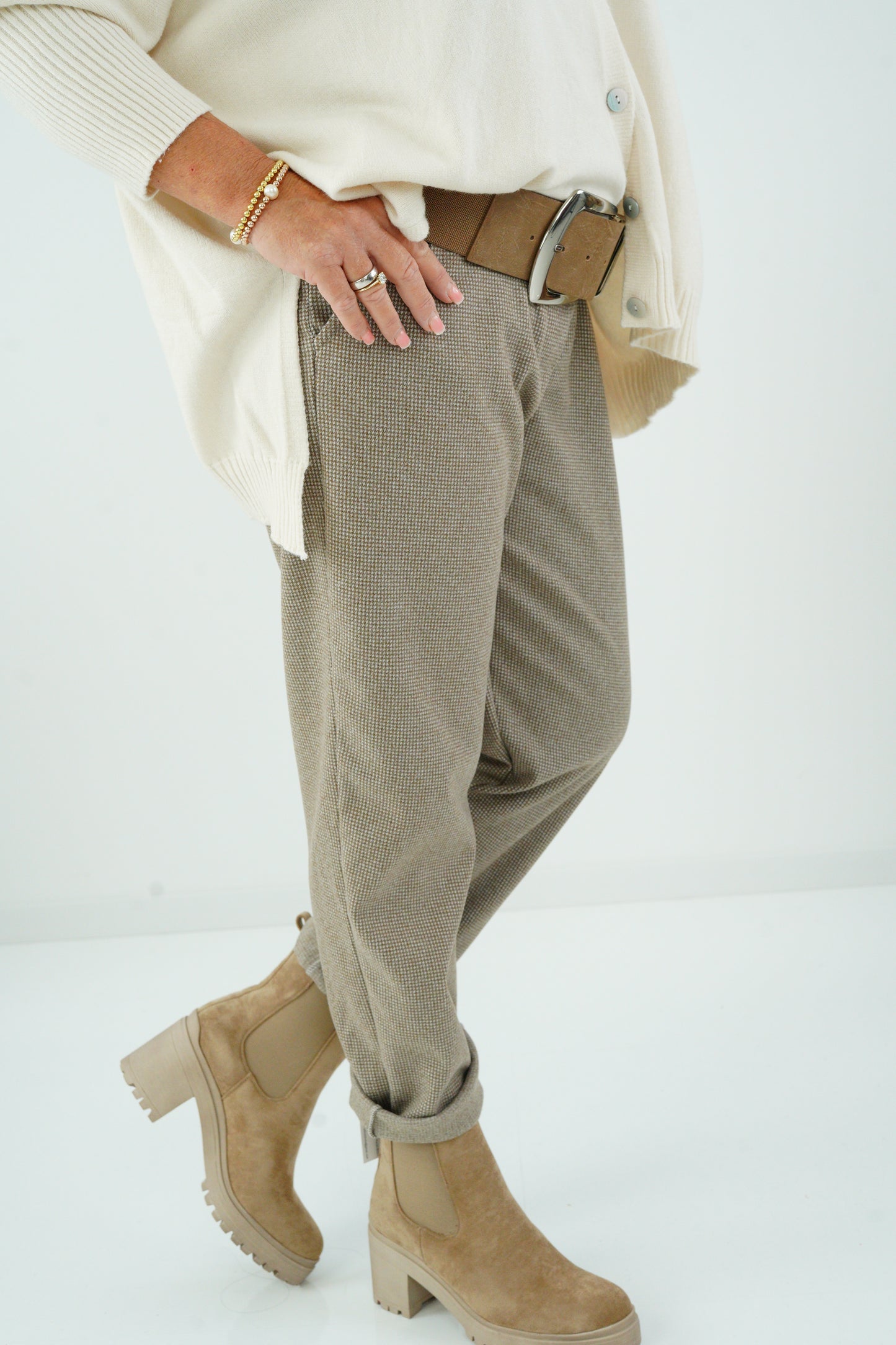 Joggpant in Beige (38-42)