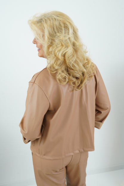Jacke in Camel (38-42)