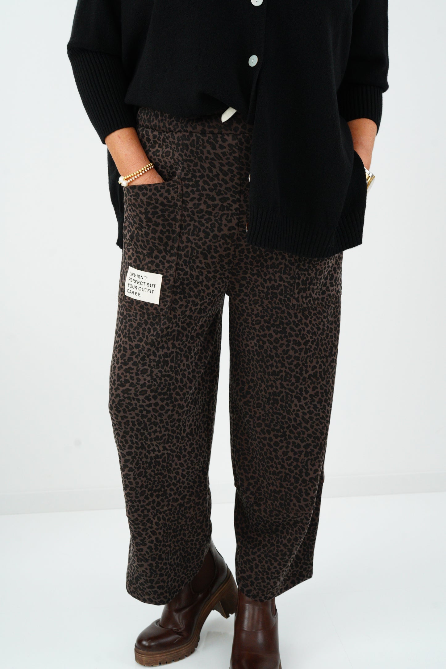 Joggpant in Dark Chocolate (38-42)