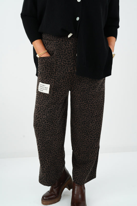 Joggpant in Dark Chocolate (38-42)