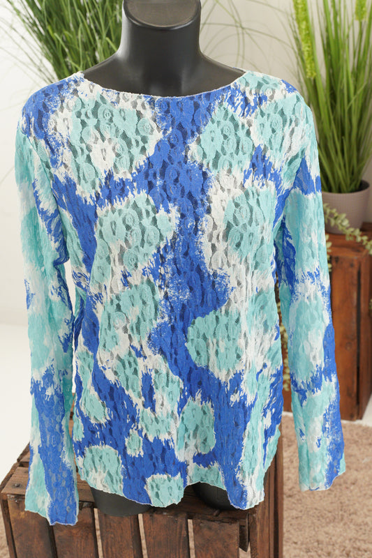 Shirt in Blau-Mint (36-42)