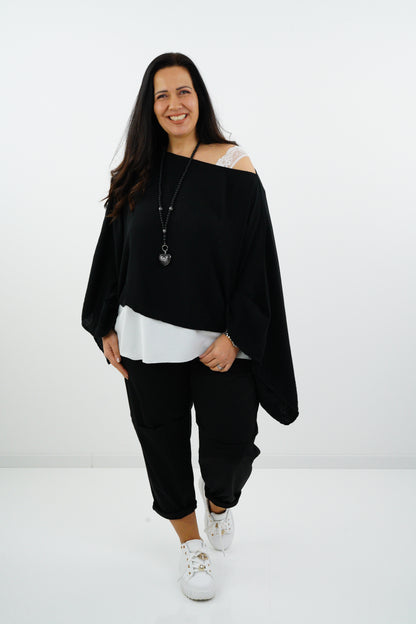 Mousselin-Poncho "Presley" (Onesize 38-46)