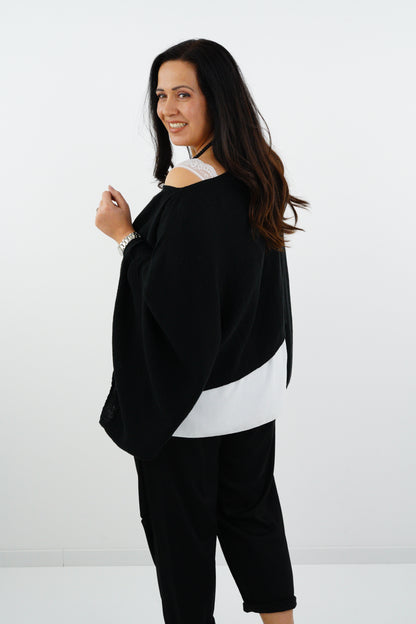 Mousselin-Poncho "Presley" (Onesize 38-46)