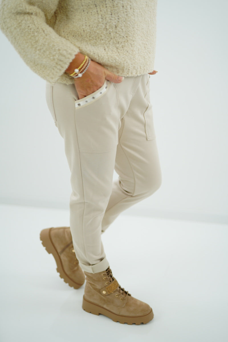 Joggpant "Livie" (38-42+) beige