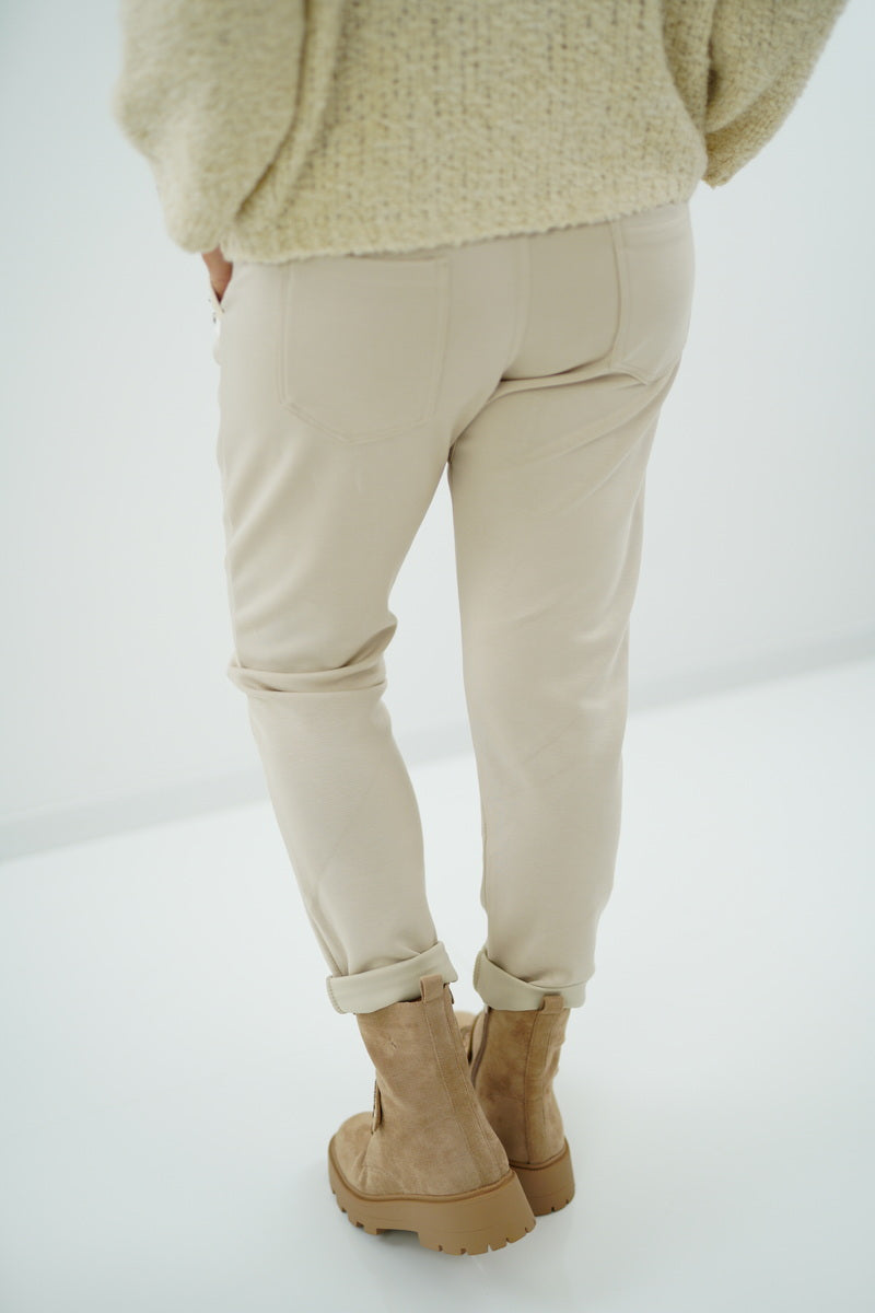 Joggpant "Livie" (38-42+) beige