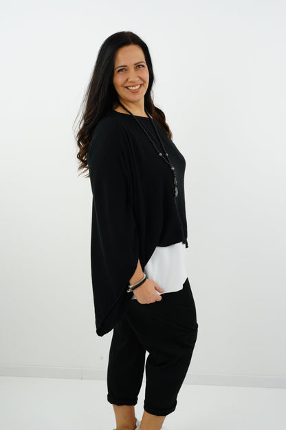 Mousselin-Poncho "Presley" (Onesize 38-46)