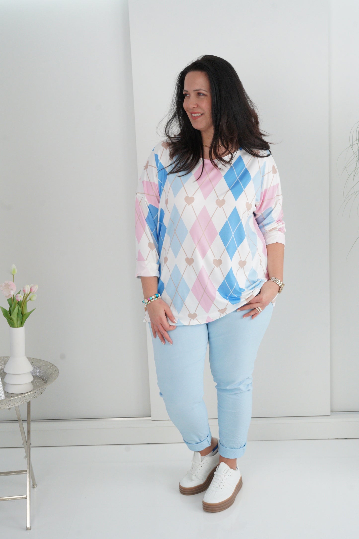 Shirt in Hellblau (42-46)