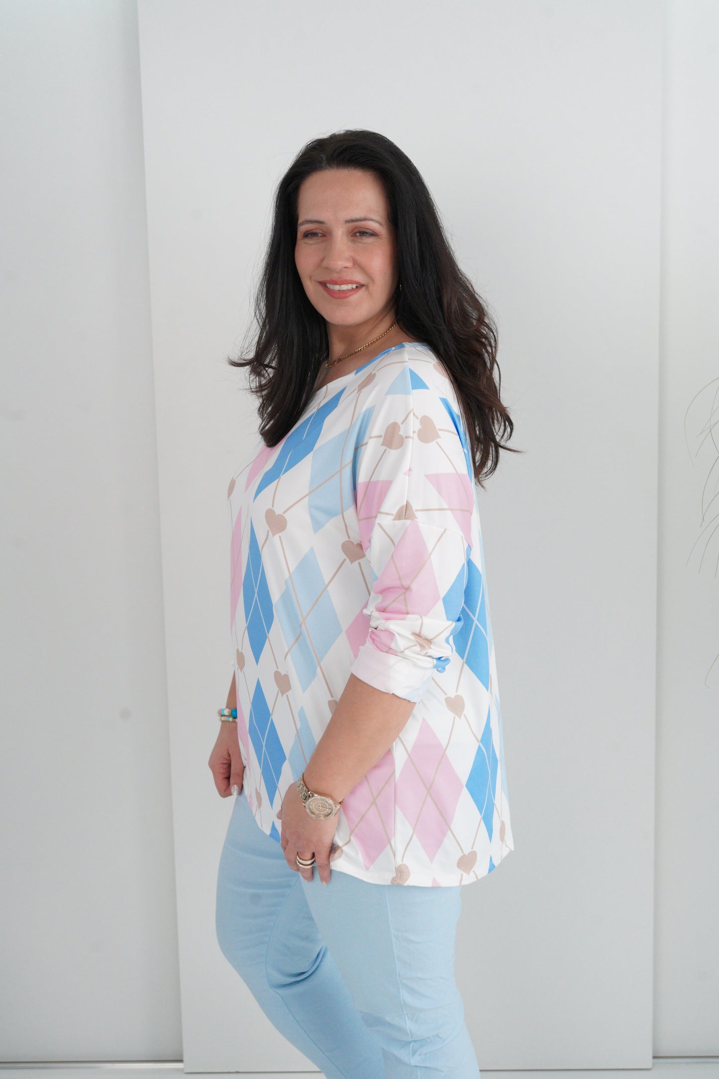 Shirt in Hellblau (42-46)