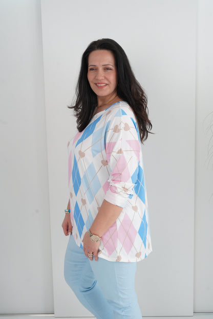 Shirt in Hellblau (42-46)