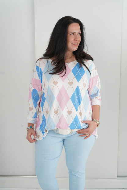 Shirt in Hellblau (42-46)