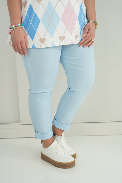 Joggpant in Hellblau (42-46+)