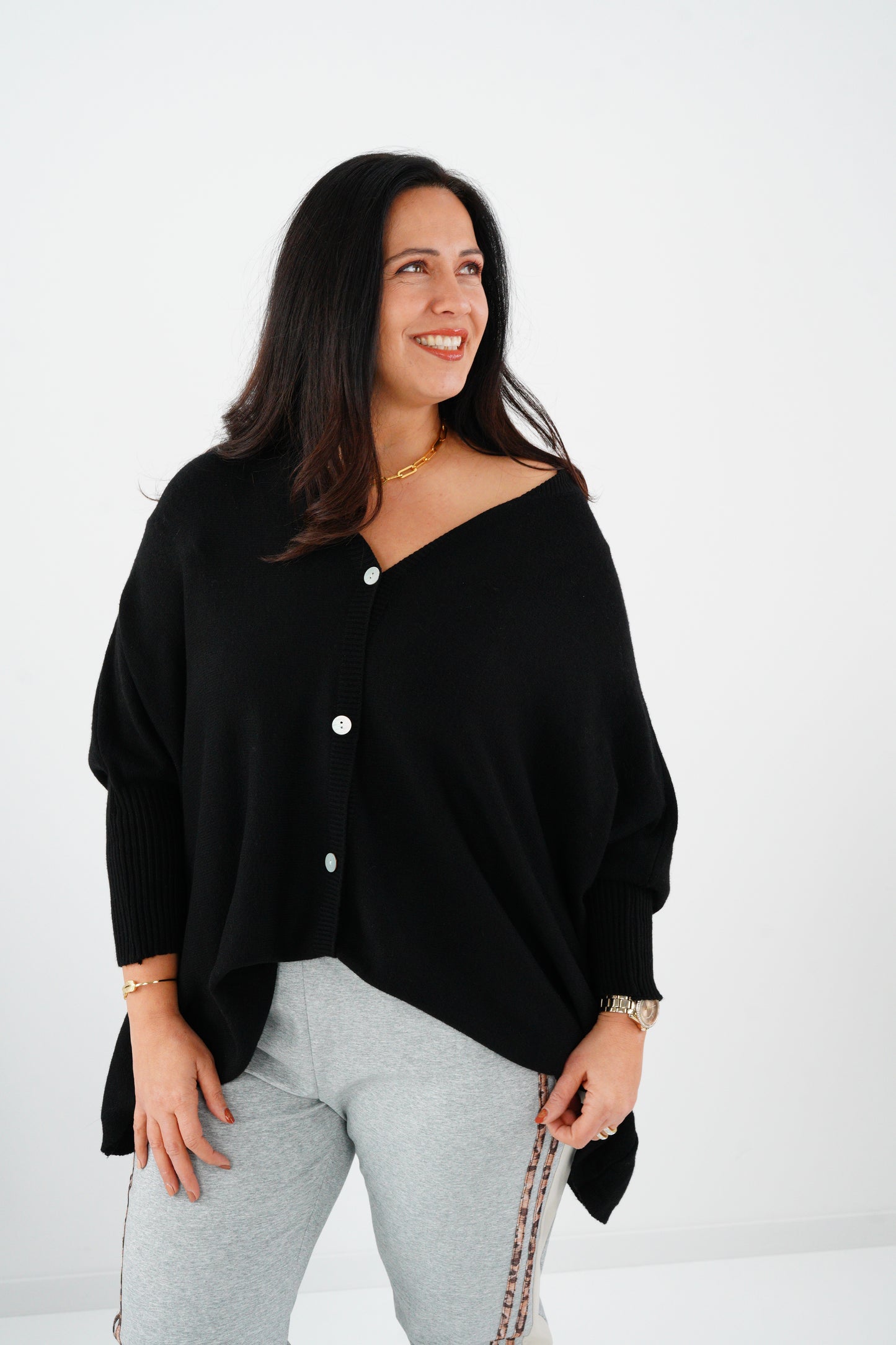 Pullover in Schwarz (36-48)
