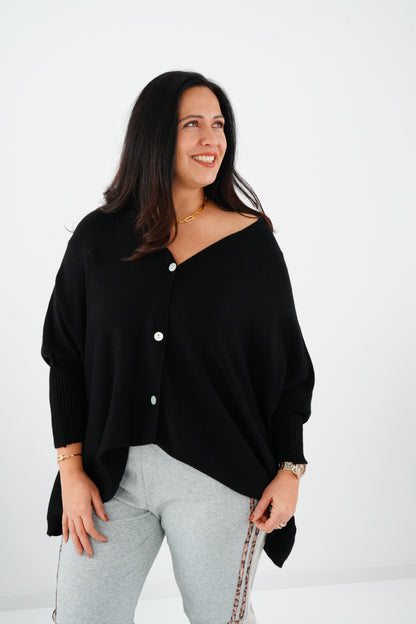 Pullover in Schwarz (36-48)