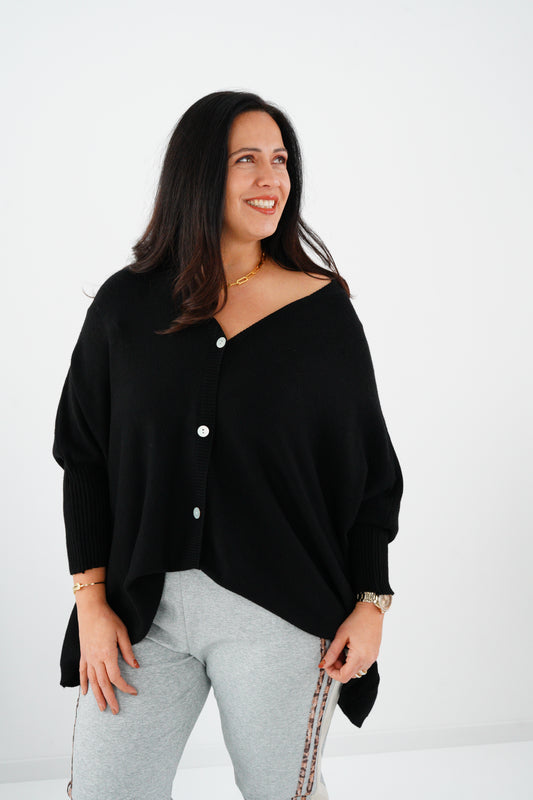 Pullover in Schwarz (36-48)
