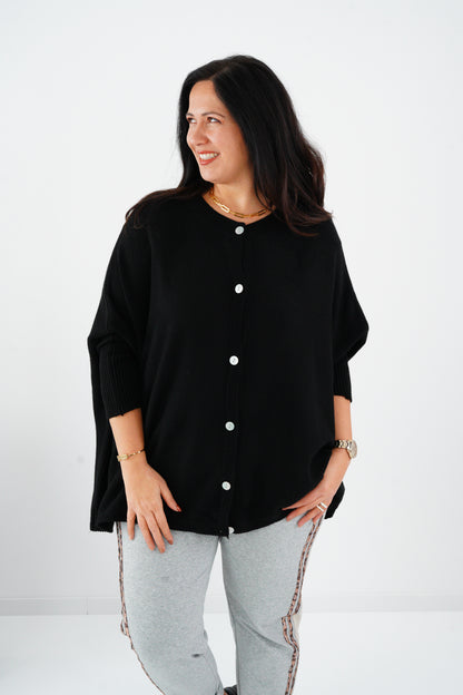 Pullover in Schwarz (36-48)