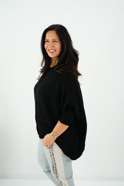 Pullover in Schwarz (36-48)