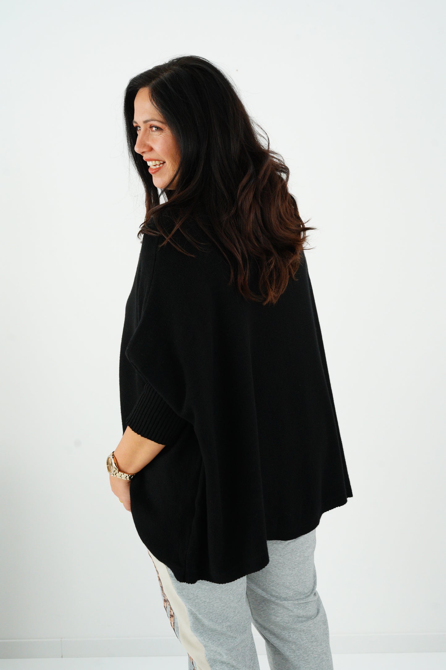 Pullover in Schwarz (36-48)