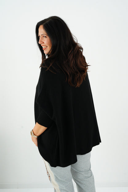 Pullover in Schwarz (36-48)