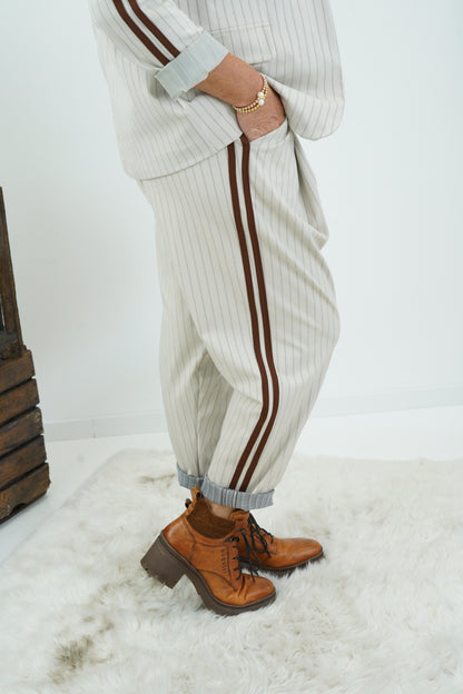 Baggy Hose in Stein (38-42)