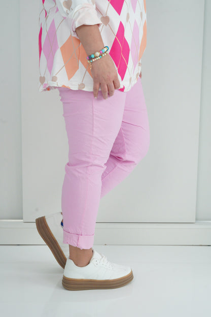 Joggpant in Rosa (42-46+)