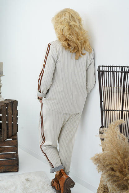 Baggy Hose in Stein (38-42)