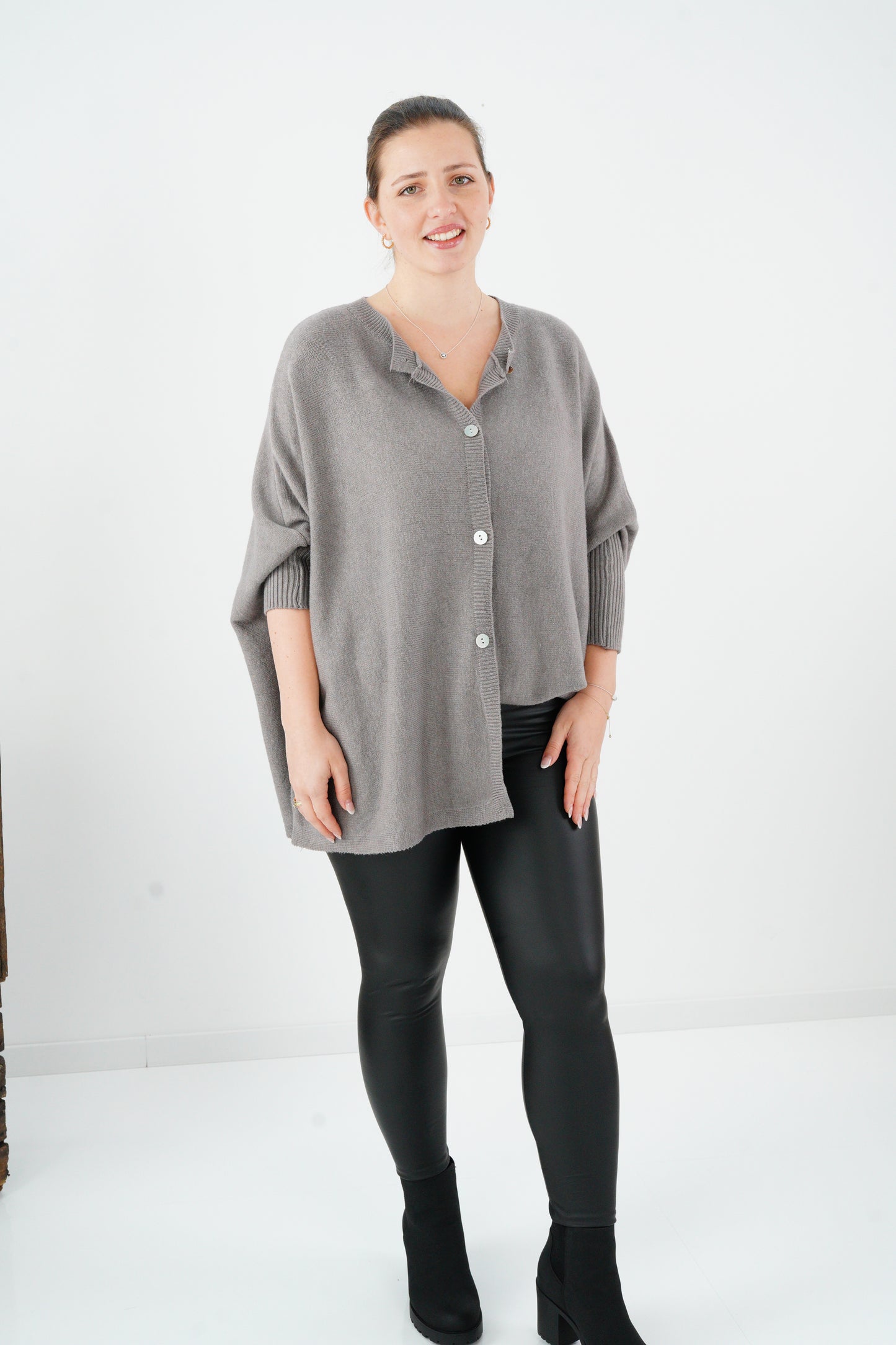 Pullover in Taupe (36-48)