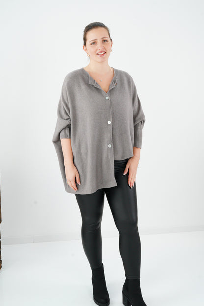 Pullover in Taupe (36-48)