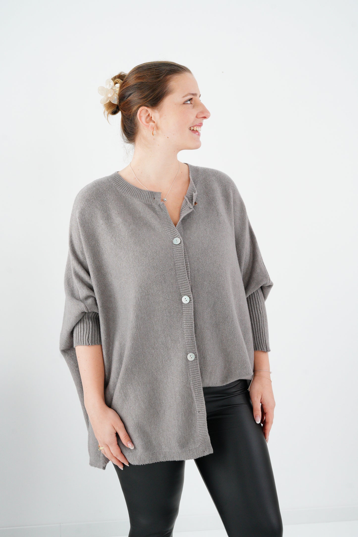 Pullover in Taupe (36-48)
