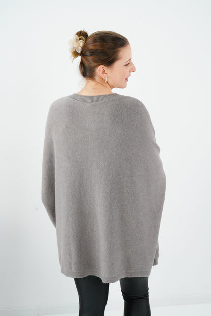 Pullover in Taupe (36-48)