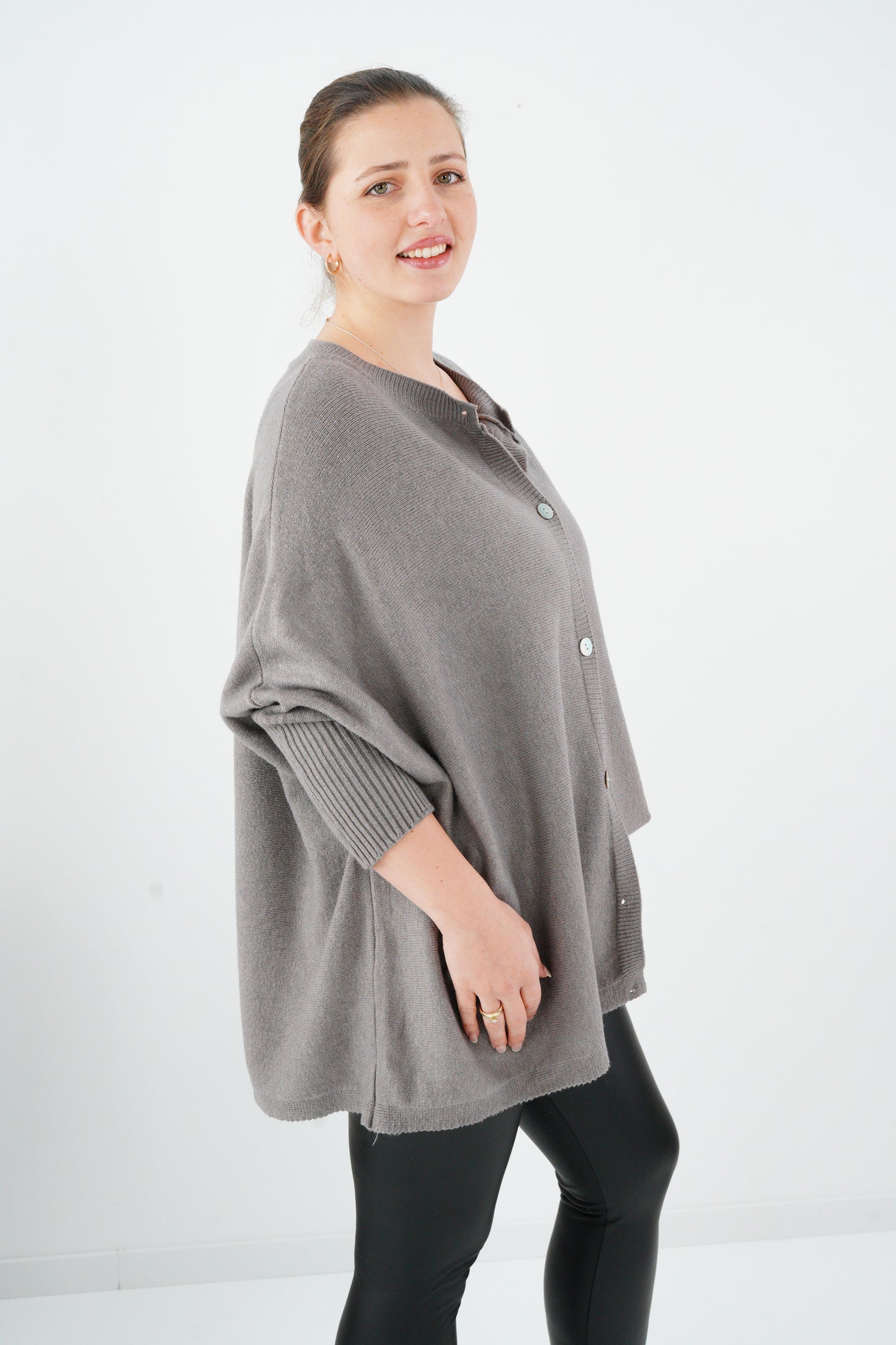 Pullover in Taupe (36-48)