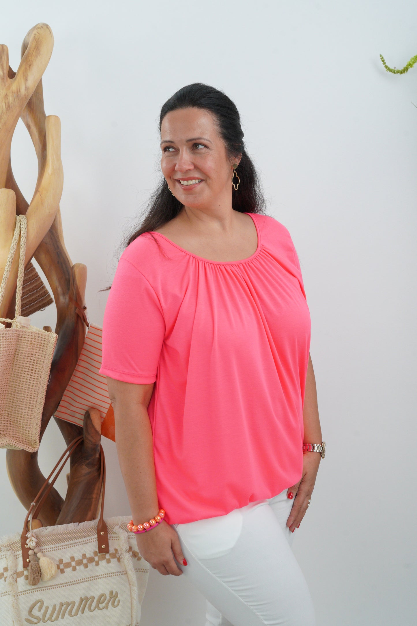 Shirt in Neon-Pink (40-44)