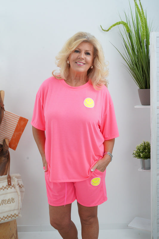 T-Shirt in Neon-Pink (38-44)