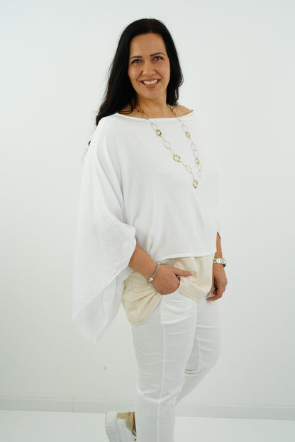Mousselin-Poncho "Presley" (Onesize 38-46)