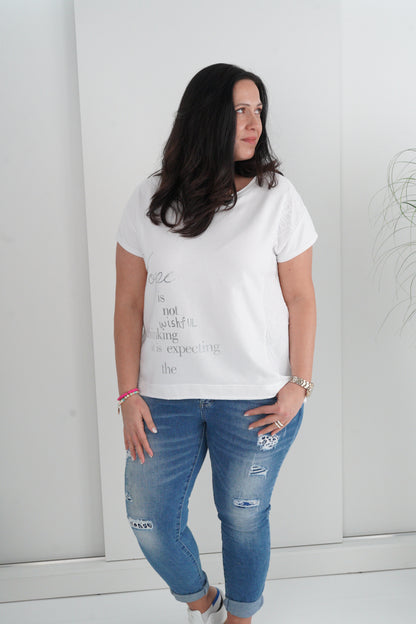 T-Shirt in Weiß (40-44)