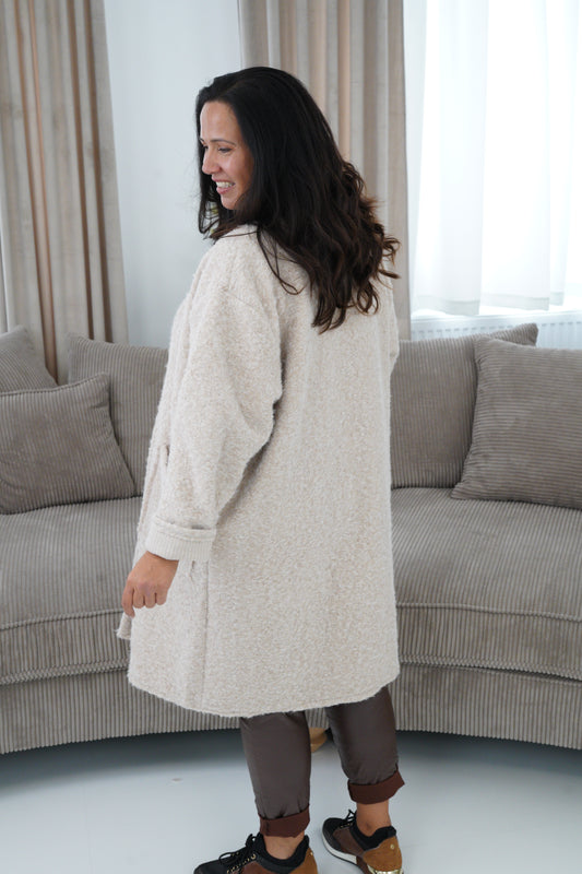 Strickjacke in Beige (44-48)