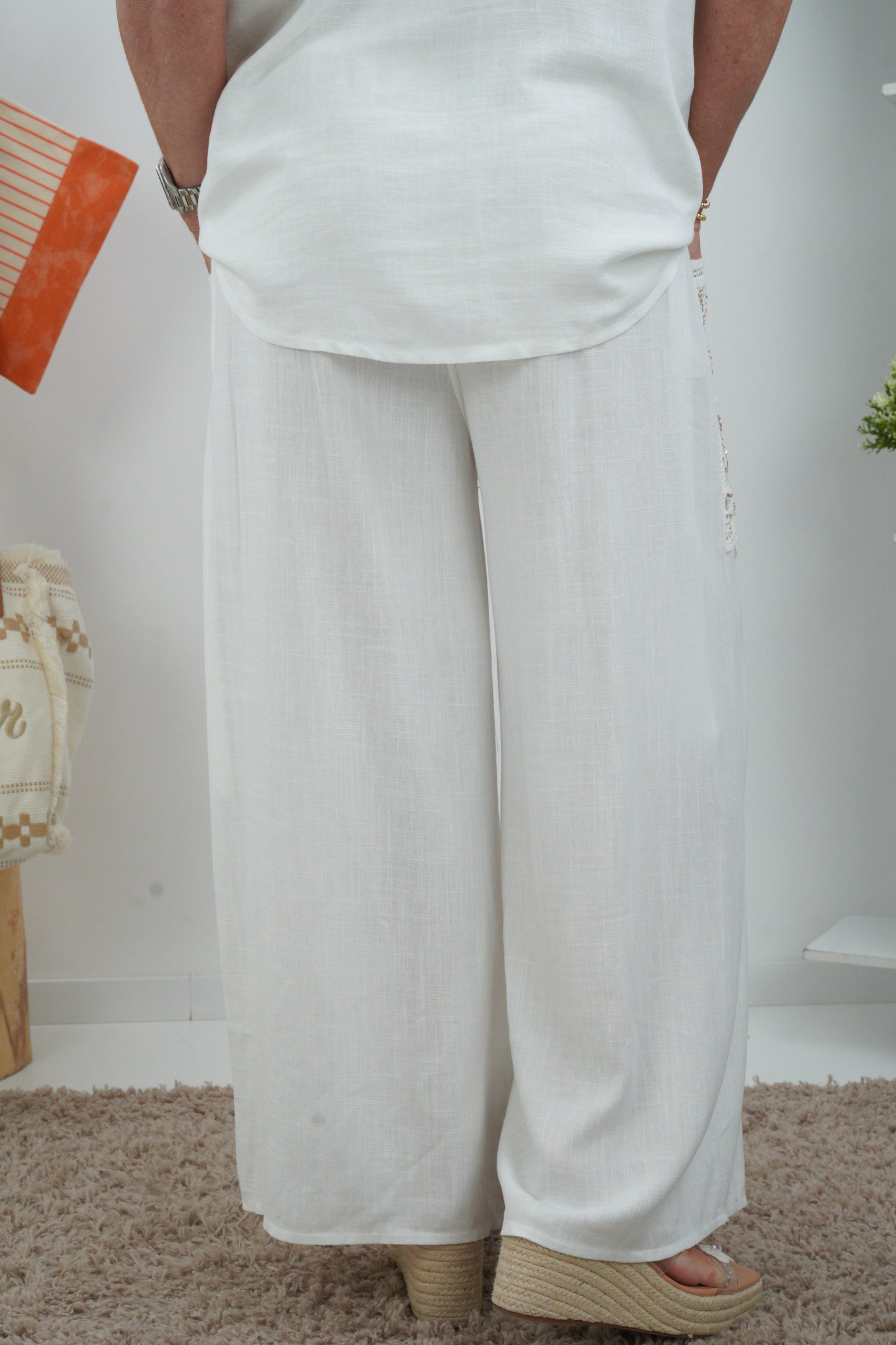 Hose in Ecru (38-42)